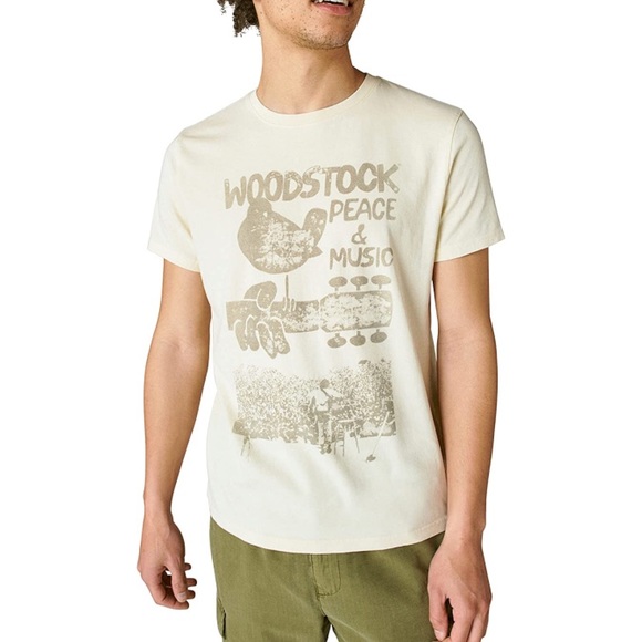 Lucky Brand Other - Lucky Brand Woodstock Peace & Music Vintage Inspired T-shirt